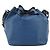 LOUIS VUITTON Borsa a tracolla Epi Petit Noe Nero Blu M44152 LV Auth 206620 - vista 13