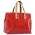 LOUIS VUITTON Monogram Vernis Reade PM Handtasche Red Rouge M91088 LV Auth bs37470 Rot