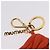 Miu Miu Sword Wallet Matelassé mit Leder-Charm Orange Goldfarben Auth 167697M - Ansicht 15