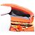 Miu Miu Sword Wallet Matelassé mit Leder-Charm Orange Goldfarben Auth 167697M - Ansicht 23