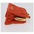 Miu Miu Sword Wallet Matelassé mit Leder-Charm Orange Goldfarben Auth 167697M - Ansicht 3