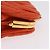 Miu Miu Sword Wallet Matelassé mit Leder-Charm Orange Goldfarben Auth 167697M - Ansicht 4