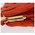 Miu Miu Sword Wallet Matelassé mit Leder-Charm Orange Goldfarben Auth 167697M - Ansicht 6