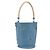 Hermès Bolsa de ombro HERMES Manjoire em couro azul claro prata Auth fm5461A