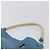 Hermès Bolsa de ombro HERMES Manjoire em couro azul claro prata Auth fm5461A - vista 8