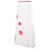 Autre Marque Falda maxi de lino Roberto Musso Graphic Sunburst Blanco - vista 2
