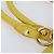 Borsa a mano Miu Miu in pelle Giallo Oro Auth am12779V D'oro - vista 8