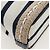 PRADA Pochette a spalla con catena Canvas Navy Gold Auth LN217M D'oro Blu navy - vista 13