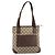 Borsa Tote GUCCI GG Canvas Beige Silver 28893 Auth 205452 Argento - vista 2