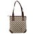 Borsa Tote GUCCI GG Canvas Beige Silver 28893 Auth 205452 Argento - vista 3