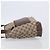 Borsa Tote GUCCI GG Canvas Beige Silver 28893 Auth 205452 Argento - vista 5