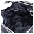 Bolsa de Ombro PRADA em Couro Preta Prata BR4519 Auth am12738V Preto - vista 22