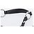 Bolsa de Ombro PRADA em Couro Preta Prata BR4519 Auth am12738V Preto - vista 9