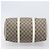Borsa a mano GUCCI GG Supreme PVC Beige Tono Oro 193603 Auth 207350V - vista 10