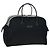 Burberrys Nova Check Boston Bag Nylon Schwarz Gold Auth am12695A Golden
