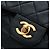 Borsa a tracolla CHANEL Chain Matelasse 23 in pelle d'agnello nera e oro CC Auth BA16032SAV Nero D'oro - vista 17