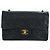 Borsa a tracolla CHANEL Chain Matelasse 23 in pelle d'agnello nera e oro CC Auth BA16032SAV Nero D'oro - vista 2