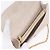 Christian Dior Dior Bobby Chain Shoulder Wallet Leather Beige Gold Auth LN085M - vista 16
