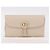 Christian Dior Dior Bobby Chain Shoulder Wallet Leather Beige Gold Auth LN085M - vista 28