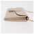 Christian Dior Dior Bobby Chain Shoulder Wallet Leather Beige Gold Auth LN085M - vista 4