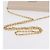 Christian Dior Dior Bobby Chain Shoulder Wallet Leather Beige Gold Auth LN085M - vista 7