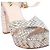 Prada Snakeskin Platform Ankle-Strap Sandals Black - view 6