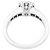 Anel Van Cleef & Arpels, "Fleurette", ouro branco e diamantes. - vista 4