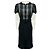 Dice Kayek Pink Label Midi-Kleid in Anthrazit mit buntem Karomuster und Schleifengürtel Grau