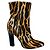 Botines de pelo de becerro con estampado animal tan Tamara Mellon Camello - vista 2