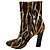 Botines de pelo de becerro con estampado animal tan Tamara Mellon Camello - vista 3
