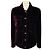 Tom Ford Samtjacke in Dunkellila / Pflaume mit Knopfleiste