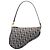 Autre Marque Borsa a tracolla Pochette Saddle Mini Diorissimo in tela blu Dior