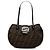 Fendi Zucca Canvas Schultertasche braun