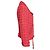 Chanel, Giacca biker in tweed rossa Rosso - vista 4