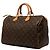 Bolsa Boston Louis Vuitton Monogram Speedy 35 Castanha Marrom - vista 2