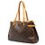 Sac cabas horizontal Louis Vuitton Monogram Batignolles marron - vue 2