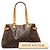 Sac cabas horizontal Louis Vuitton Monogram Batignolles marron - vue 9