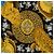 Lenço de seda Gold Hermès Casques et Plumets 90 Dourado - vista 7
