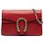 Bolso bandolera Mini Dionysus Gucci de piel de becerro rojo Roja