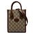 Bolsa Satchel Gucci Mini GG Supreme Interlocking G Bege