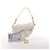 Autre Marque Borsa a tracolla Christian Dior Saddle Medium Canvas in White Bianco - vista 15