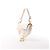 Autre Marque Borsa a tracolla Christian Dior Saddle Medium Canvas in White Bianco - vista 2