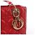 Autre Marque Dior Lady Dior Cannage Leather 2Way Handbag Red Rosso - vista 12