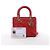 Autre Marque Dior Lady Dior Cannage Leather 2Way Handbag Red Rosso - vista 13