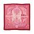 Silk In Hermès Carré Géant "Aux Portes du Palais" Kaschmir & Seide Schal Red x Pink Rot
