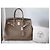 Hermès Birkin 35 Handtasche Etoupe Grau - Ansicht 2