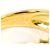 Autre Marque Anello fede elegante con diamanti in platino e oro giallo D'oro - vista 6