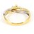 Autre Marque Ehering aus PT900 Platin und 18K Gelbgold Golden - Ansicht 3