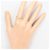 Autre Marque Ehering aus PT900 Platin und 18K Gelbgold Golden - Ansicht 6