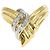 Autre Marque Ehering aus PT900 Platin und 18K Gelbgold Golden